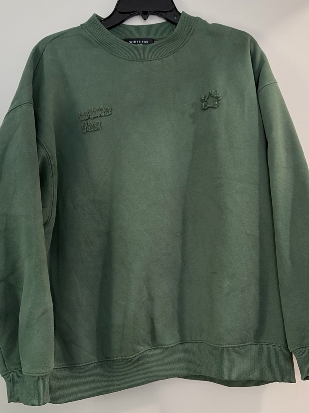 White Fox Boutique Forest Green Crewneck Sweatshirt